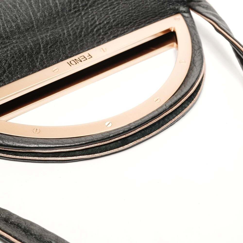 FENDI Black Leather Shoulder Bag - Picture 9 of 11